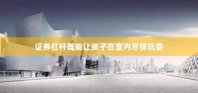 证券杠杆既能让孩子在室内尽情玩耍